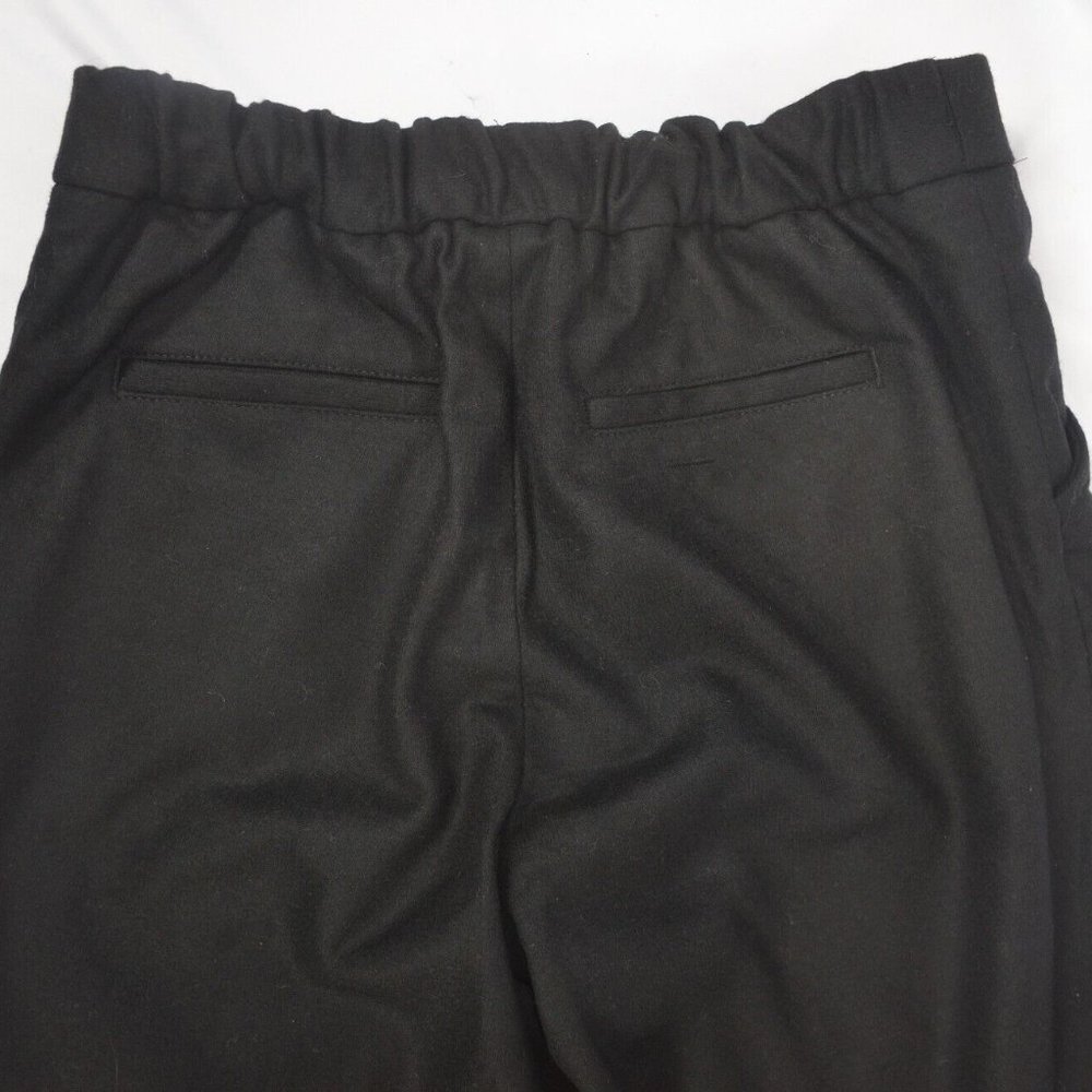 Banana Republic Black Pleated Wool-Blend Pant-NWT-Size 6 (773658) - Picture 2 of 4
